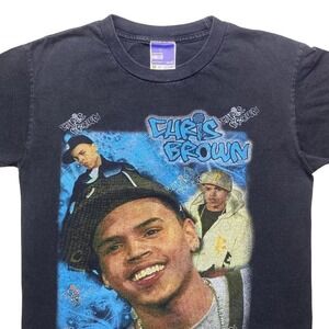 Vintage 2000s 2006 Chris Brown concert tour music shirt